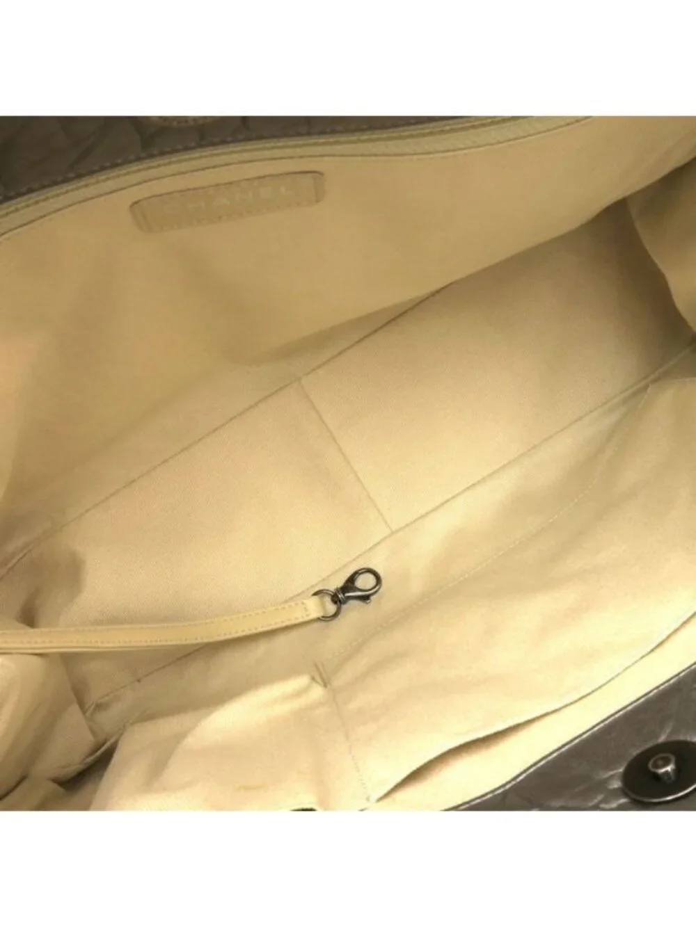 Chanel Tote Silver